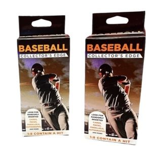 2 Boxes! Baseball Card Boxes Collectors Edge 1:8 Contain Hit Parallels Auto
